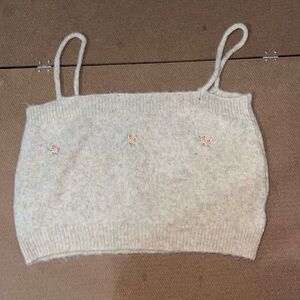 Listiele Knit Crop top Large